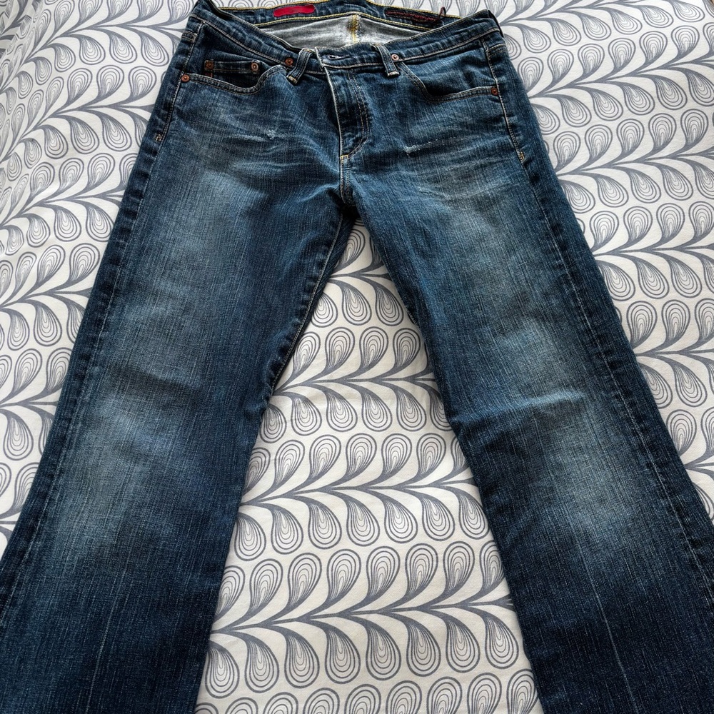 AG Adriano Goldschmied Angel Women's Blue Boot Cut Jeans, EUC